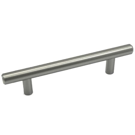 Laurey 96mm, 5 3/4" Overall, Steel Plated T-Bar Pull, Brushed Satin Nickel 87001